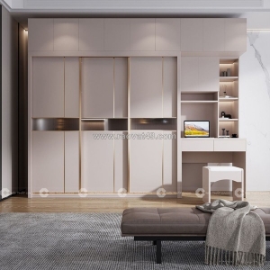 Tủ áo gỗ công nghiệp mdf cánh lùa cao cấp hiện đại