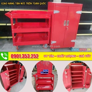 Tủ đồ nghề cơ khí npro có kết hợp bảng treo đồ nghề