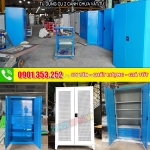 Tủ dụng cụ xưởng 2 cánh bằng sắt sơn tĩnh điện