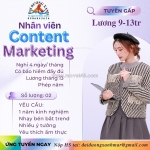 Tuyển dụng: nhân viên content marketing
