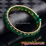 Vòng tay phong thuỷ đá mã não xanh r01 sang trọng , quà tặng sinh nhật ý nghĩa