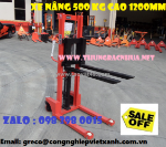 Xe nâng tay cao 500kg nâng 1.6m – linh hoạt, gọn nhẹ