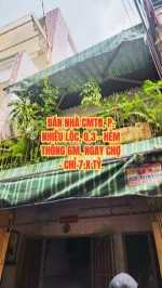 🔥 bán nhà cmt8, p. nhiêu lộc, q.3 - hẻm thông 6m, ngay chợ - chỉ 7.x tỷ.
