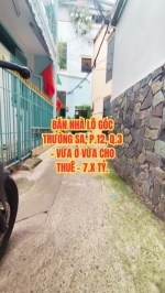 🔥 bán nhà lô góc trường sa, p.12, q.3 - vừa ở vừa cho thuê - 7.x tỷ.
