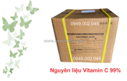 Ascorbic acid - nguyên liệu vitamin c 99% tăng đề kháng tôm cá