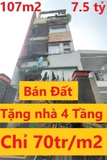 Bán nhà 107m2, 4 tầng – hoàng xuân nhị thông trịnh đình trọng, tân phú – chỉ