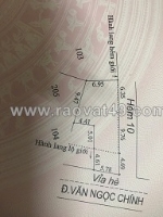 Bán nhà 2 mặt tiền – vị trí đắc địa - ngay vòng xoay đầu đường văn ngọc chính,