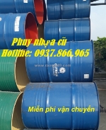 Bán phuy sắt độ mới 80% trở lên, thùng phuy cũ nắp kín, phi cũ náp mở, phuy