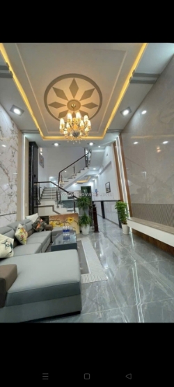 Bán siêu phẩm thạnh lộc 15 an phú đông quận 12 chỉ 6,39 tỷ tới 60m2, 5 tầng, xe