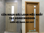 Bảng báo giá cửa nhựa đài loan mới nhất tại hoabinhdoor