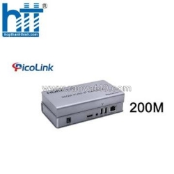 Bộ kéo dài hdmi qua cáp mạng lan 200m có cổng usb - converter hdmi lan