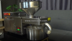 Cách làm dầu mè nguyên chất tại nhà với máy ép dầu tahawa