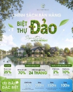 Chỉ cần 5,5 tỷ sở hữu ngay căn biệt thự đảo eco retreat 270m2 của ecopark long
