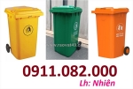 Chuyên cung cấp thùng rác nhựa phổ biến nhất hiện nay- thùng rác 120l 240l 660l giá rẻ- lh 0911082000