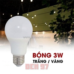 Có nên dùng bóng led tròn 3w cho phòng ngủ & phòng khách không?