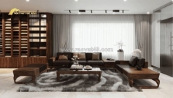 Cửa chính dùng gỗ óc chó có mang lại may mắn không?