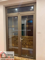 Cửa nhôm kính đẹp cho resort phong cách nhiệt đới trẻ trung