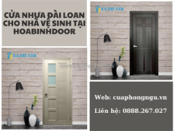 Cửa nhựa đài loan cho nhà vệ sinh tại hoabinhdoor