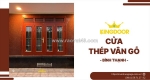 Cửa thép vân gỗ tại bình thạnh | giá tốt, bảo hành lâu dài