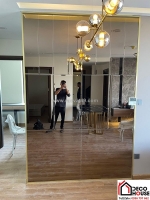 Dịch vụ cắt gương phòng tắm sang trọng tại tây hồ