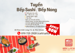 Gác lửng dimsum & sushi tuyển bếp sushi / bếp nóng