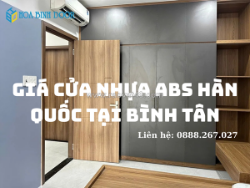 Giá cửa nhựa abs hàn quốc tại bình tân