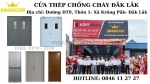 Giá cửa thép chống cháy tại đắk lắk