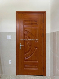 Giá cửa thép vân gỗ tại long xuyên - kingdoor