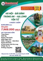 Hà nội - bái đính - tràng an - hạ long - yên tử 4n3đ