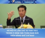 Hà nội fc lần thứ 10 thay hlv trong 5 năm