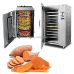 Hướng dẫn cách làm khoai lang sấy dẻo bằng máy sấy hoa quả công nghiệp