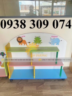 Kệ góc mầm non, kệ cá nhân mầm non, kệ xây dựng mầm non