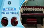 Khăn phủ đàn mẫu mới phối ren – sang trọng, tinh tế và bảo vệ toàn diện