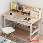 Kinh nghiệm chọn bàn học liền giá sách gỗ công nghiệp bền đẹp, giá hợp lý