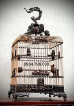Lồng chim gỗ mun: hòa quyện giữa độ bền và tính thẩm mỹ