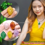 Mặt dây chuyền hồ ly phong thuỷ vật phẩm hỗ trợ tình duyên đá tự nhiên