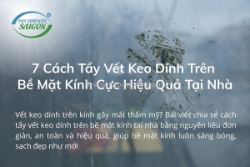 Mẹo làm sạch vết keo dính trên mặt kính tại nhà tuy đơn giản nhưng rất hiệu quả