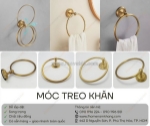 Móc treo khăn chất liệu đồng cao cấp