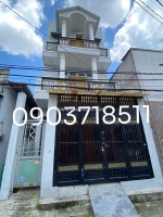 Nhà 4 tầng (5x20m), mặt tiền oto một trục thới an 13 gần trung tâm phường thới