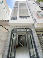 Nhà 4 tầng hẻm 4m thẳng đường âu dương lân p. chánh hưng. giá 6,2 tỷ tl