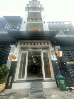 Nhà 4 tầng mới đẹp 35m2 (3,5x10) ngay gò xoài, hxh 5m thông. d, bhha, bình