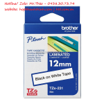 Nhãn in brother tze-231 – bền bỉ, chống phai màu, chính hãng