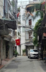 Nhanh!!! bán nhà mặt ngõ tân mai 49m 5 tầng, gần hồ đền lừ - mặt ngõ thông, ô