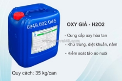 Oxy già (hydrogen peroxide) - khử trùng, diệt khuẩn, nấm, ngoại ký sinh trùng