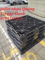 Pallet nhựa thanh lý quảng trị kê hàng công nghiệp mùa mưa – 0799.345.292