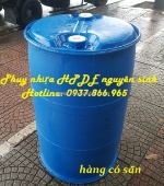 Phuy nhựa cũ nắp mở, bán thùng phuy cũ, phi mới, bán thùng phi mới