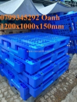 Sale pallet nhựa 1200x1000x150mm giá tốt – sơn trà đà nẵng – gọi 0799 345 292