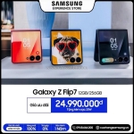 Samsung galaxy z flip 7 256gb - chuẩn phong cách gập mở tương lai