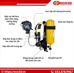 Scba rhzk6.0/30 – bình khí thở chuyên dụng cho cứu hộ và công nghiệp