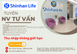 Shinhan life việt nam tuyển nhân viên tư vấn